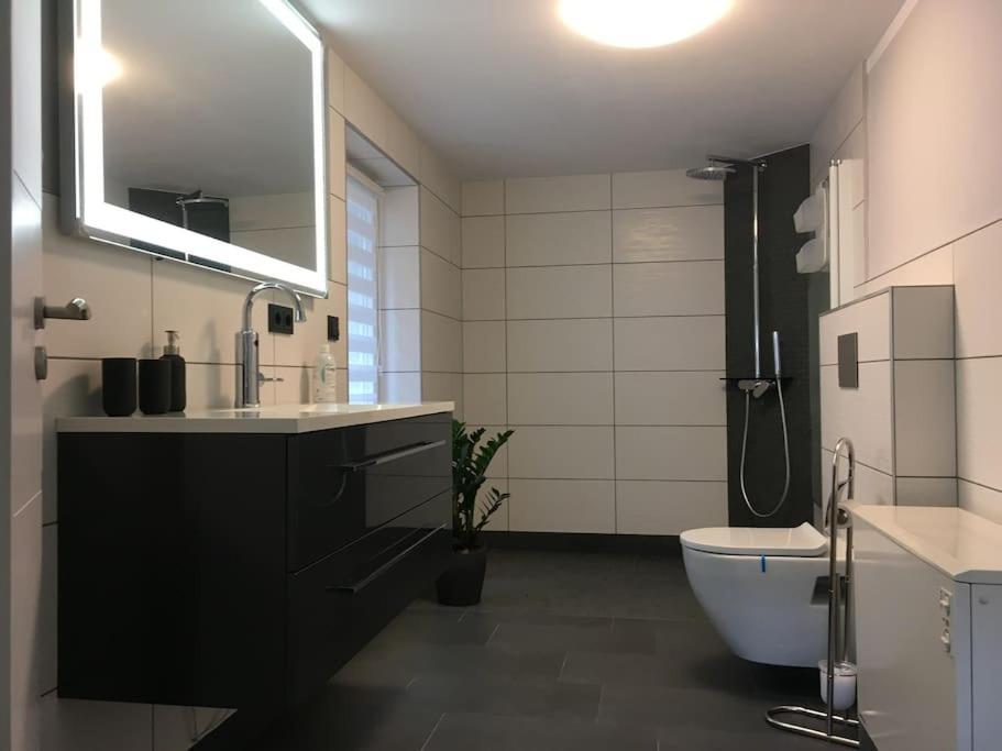 Ferienwohnung -Haus Am Waeldchen- Zehdenick Exterior foto